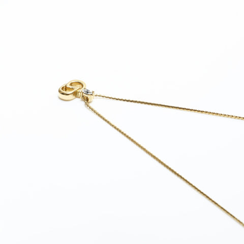 Christian Dior CD logo Necklace gold WS23369