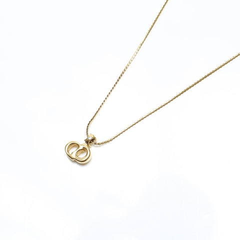 Christian Dior CD logo Necklace gold WS23369