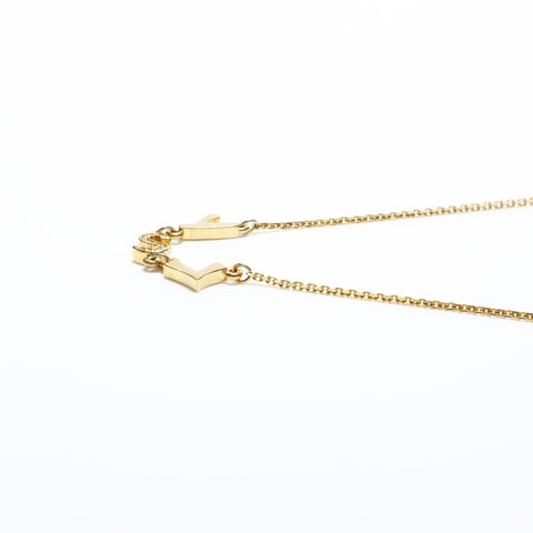 YVES SAINT LAURENT logo Necklace gold WS23370