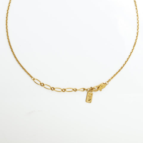 YVES SAINT LAURENT logo Necklace gold WS23370