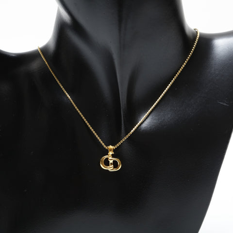 Christian Dior CD logo Necklace gold WS23372