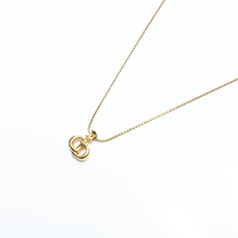 Christian Dior CD logo Necklace gold WS23372