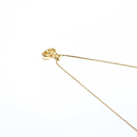 Christian Dior CD logo Necklace gold WS23372