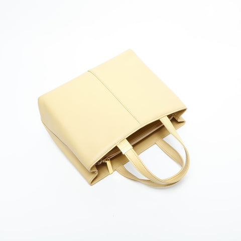 BURBERRY leather Handbag yellow WS23375