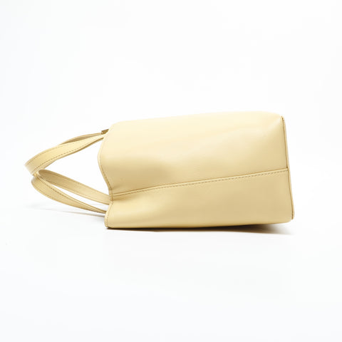 BURBERRY leather Handbag yellow WS23375