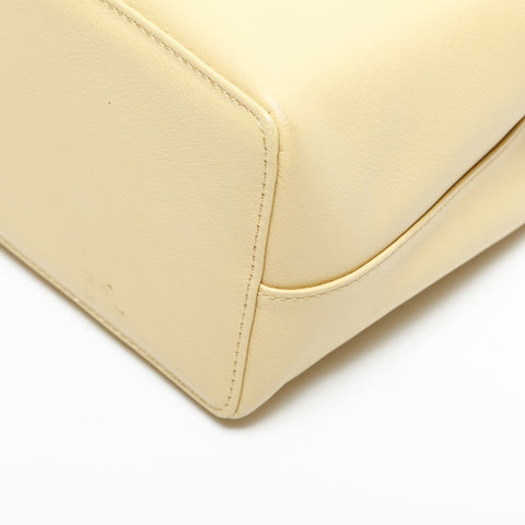 BURBERRY leather Handbag yellow WS23375