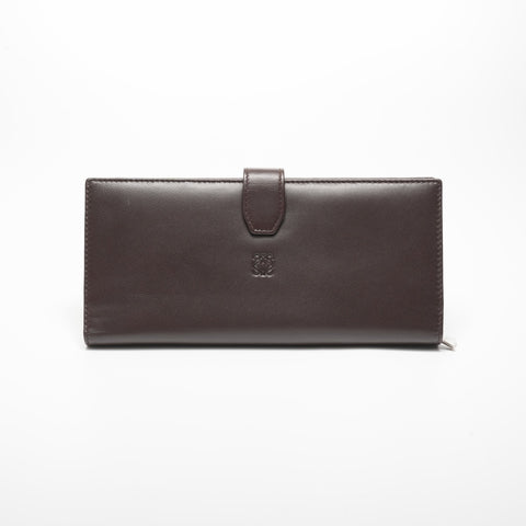 LOEWE Anagram Lambskin Purse Brown WS23378