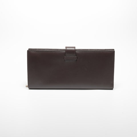 LOEWE Anagram Lambskin Purse Brown WS23378