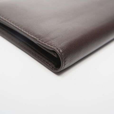 LOEWE Anagram Lambskin Purse Brown WS23378