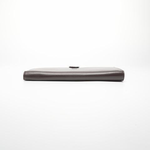 LOEWE Anagram Lambskin Purse Brown WS23378