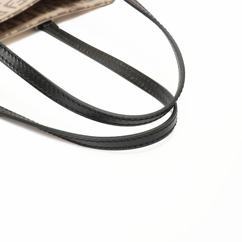 FENDI Canvas Zucchino Tote Bag beige WS23381