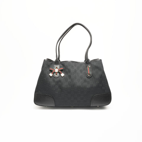 GUCCI GG Canvas Princess Tote Bag black WS23384