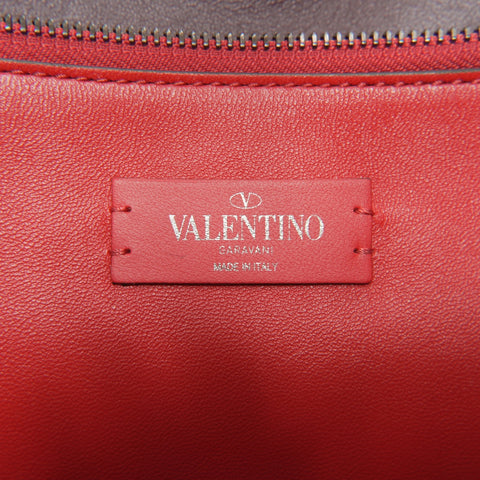 VALENTINO Canvas studs Tote Bag black WS23386