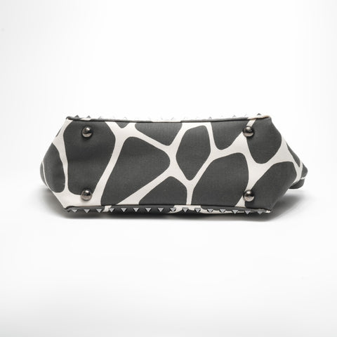 VALENTINO Canvas studs Tote Bag black WS23386