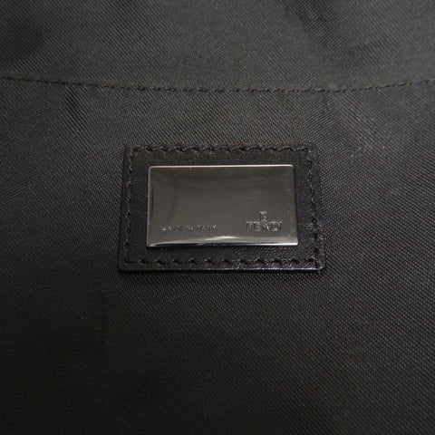 FENDI Zucchino canvas shoulder bag Tote Bag Brown WS23389