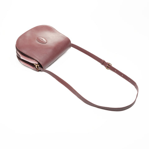 CARTIER Leder Mustodo Umhängetasche Rot WS23391