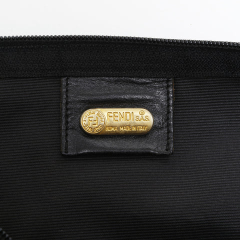 FENDI Nylon Shoulder Bag black WS23395