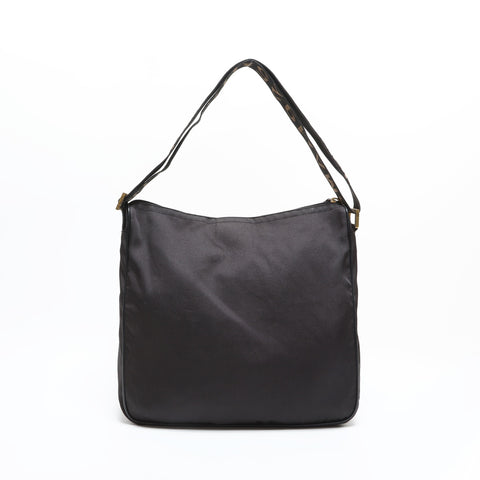 FENDI Nylon Shoulder Bag black WS23395