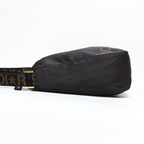 FENDI Nylon Shoulder Bag black WS23395