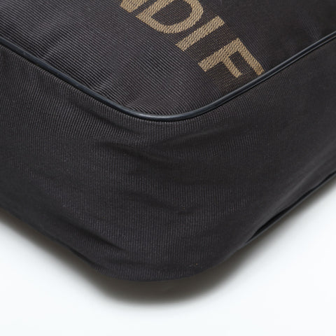 FENDI Nylon Shoulder Bag black WS23395