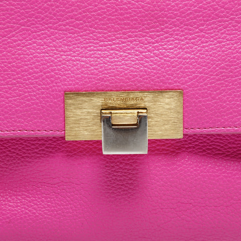 BALENCIAGA leather Handbag pink WS23397