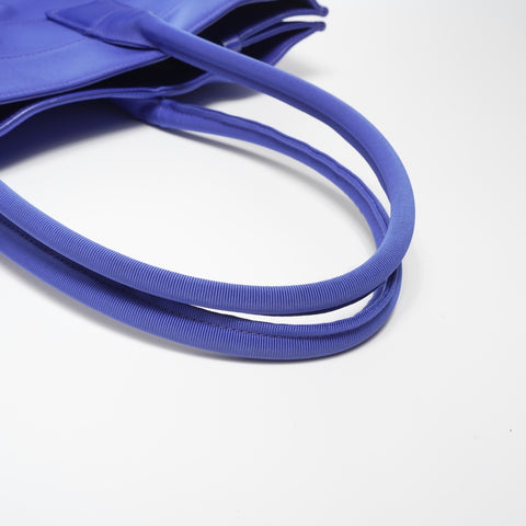 Salvatore Ferragamo Logo Nylon Canvas Shopping Tote Tote Bag blue WS23398