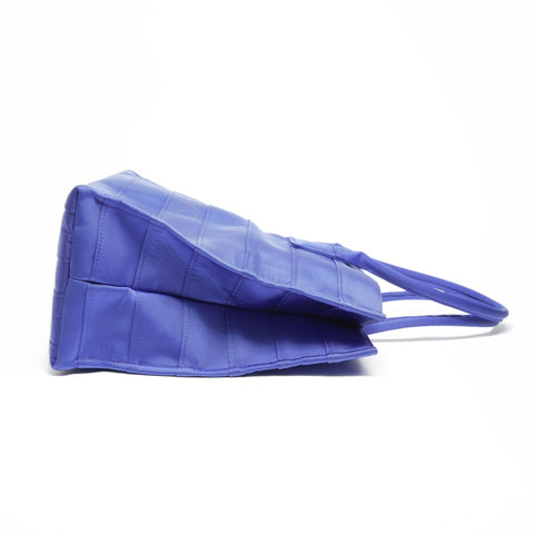 Salvatore Ferragamo Logo Nylon Canvas Shopping Tote Tote Bag blue WS23398