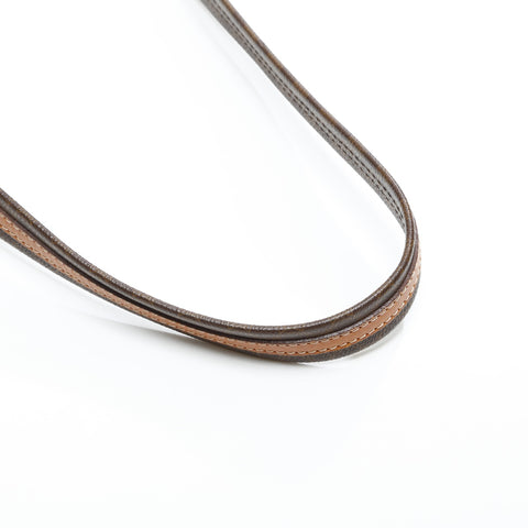 CELINE PVC Macadam Shoulder Bag Brown WS23399