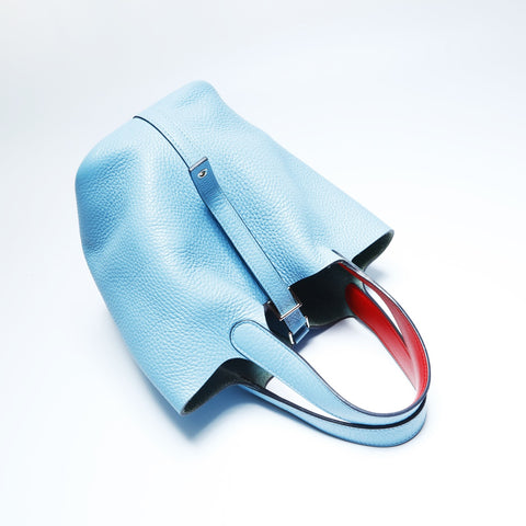 HERMES Picotin PM D stamp, made in 2019 Handbag blue WS23400