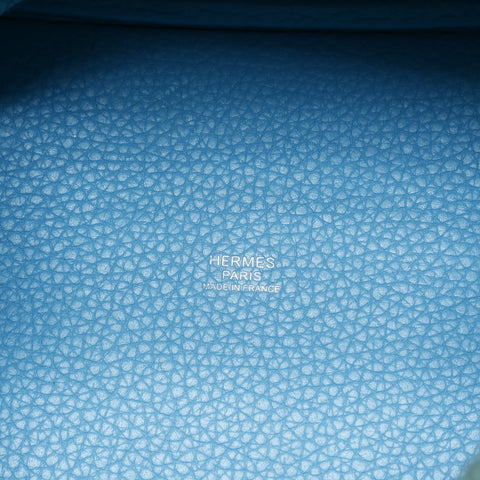HERMES Picotin PM D stamp, made in 2019 Handbag blue WS23400