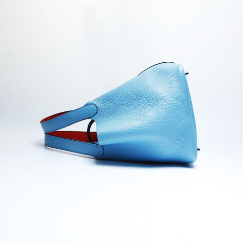 HERMES Picotin PM D stamp, made in 2019 Handbag blue WS23400