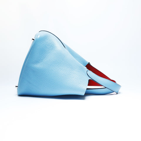 HERMES Picotin PM D stamp, made in 2019 Handbag blue WS23400