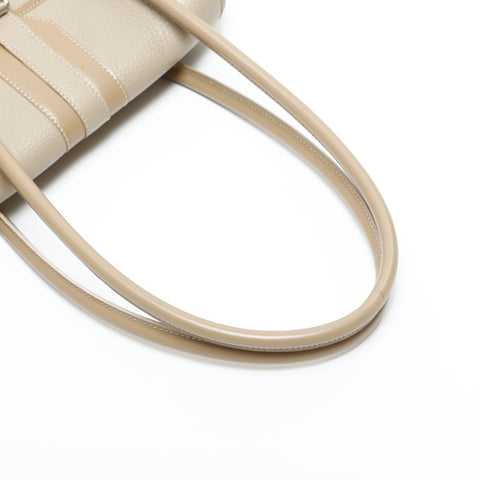 BURBERRY leather Shoulder Bag beige WS23402