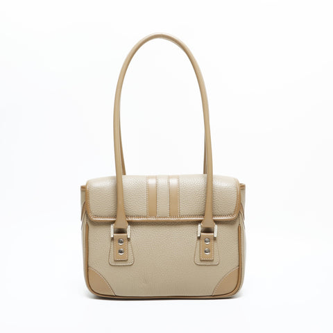 BURBERRY leather Shoulder Bag beige WS23402