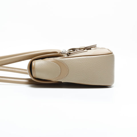 BURBERRY leather Shoulder Bag beige WS23402