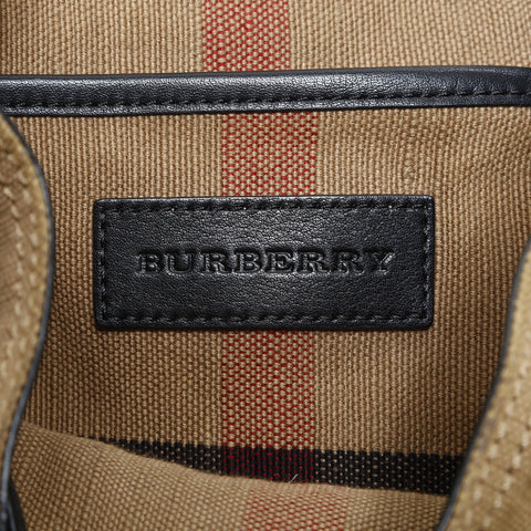 BURBERRY Nova check canvas Backpack  Daypack beige WS23403