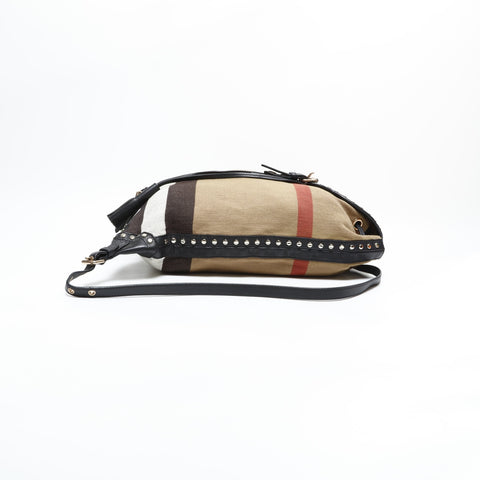 BURBERRY Nova Check Canvas Rucksack Daypack beige WS23403