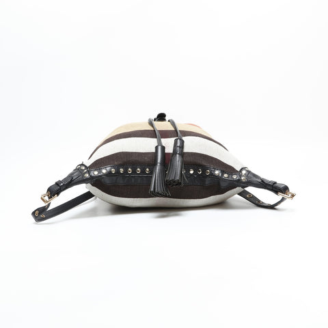 BURBERRY Nova check canvas Backpack Â· Daypack beige WS23403