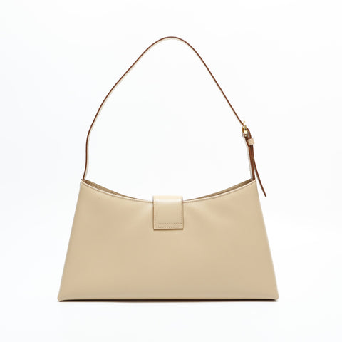 Salvatore Ferragamo leather Shoulder Bag beige WS23404