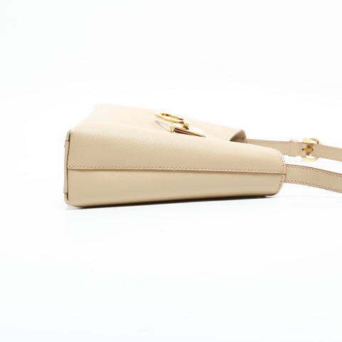 Salvatore Ferragamo leather Shoulder Bag beige WS23404