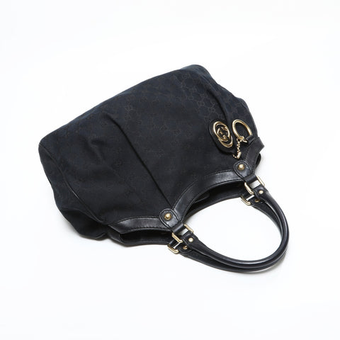 GUCCI GG canvas Shoulder Bag black WS23405