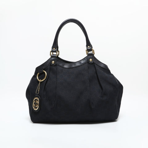GUCCI GG canvas Shoulder Bag black WS23405