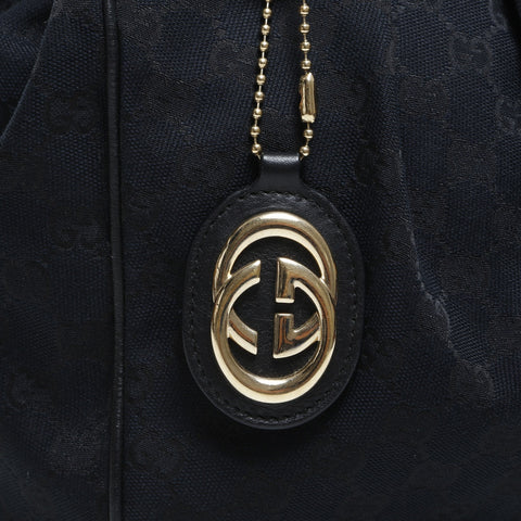 GUCCI GG canvas Shoulder Bag black WS23405