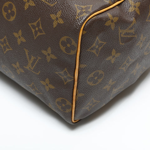 LOUIS VUITTON 1997 Monogram Speedy 25 Handbag Brown WS23408