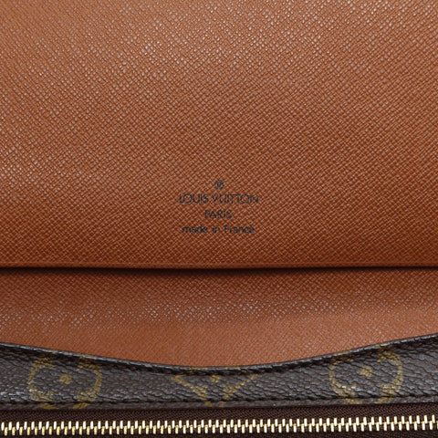 LOUIS VUITTON 1997 Monogram Pochette Lava 23 Clutch bag Brown WS23409