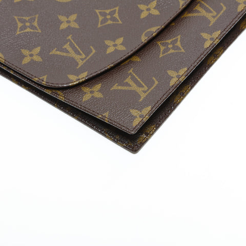 LOUIS VUITTON 1997 Monogram Pochette Lava 23 Clutch bag Brown WS23409