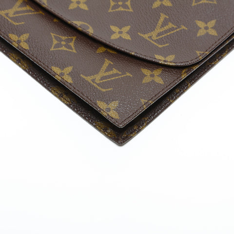 LOUIS VUITTON 1997 Monogram Pochette Lava 23 Clutch bag Brown WS23409