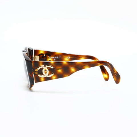 CHANEL COCO Mark sunglasses Brown WS23411