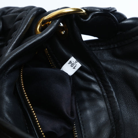 Miu Miu Materasse leather Handbag black WS23417