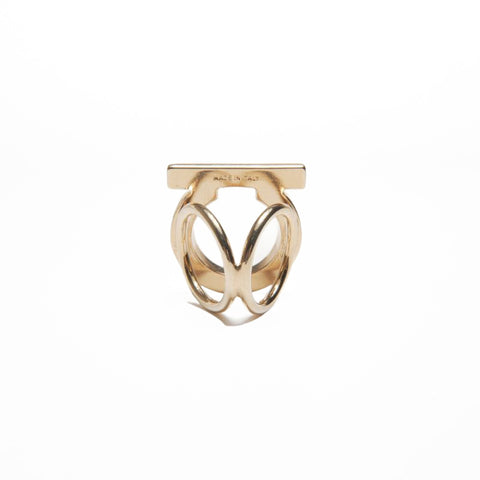 Salvatore Ferragamo scarf ring Gancini Other accessories gold WS23420